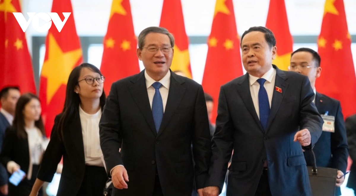 NA Chairman Tran Thanh Man meets with Chinese Premier Li Qiang